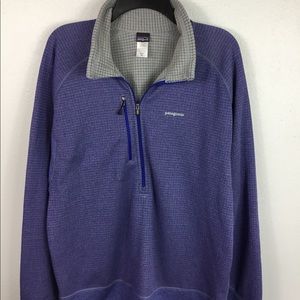Men’s XL Patagonia Lt Purple 3/4 ZIP Polartec